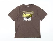 Plain Lazy Mens Brown Cotton