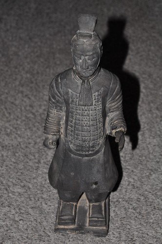 Terracotta warrior figure - terracotta,