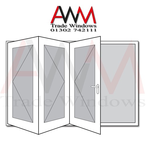 Upvc fold door - fold, 2.7m
