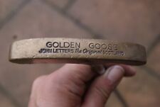 b JOHN LETTERS Golden Goose The Original Vintage Bronze Putter 35"