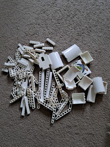 Lego white bricks bundle - lego,