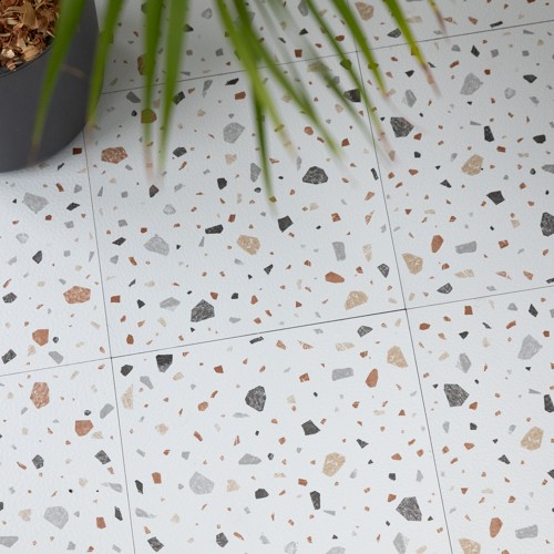 Floor pops terrazzo white - terrazzo,