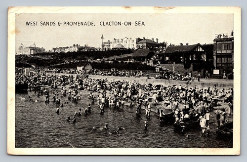 Postcard clacton sea - clacton,