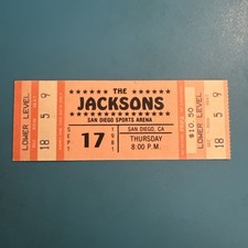 1981 Jackson's Concert Ticket