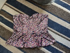 Pink Sequin Skater Boob Tube