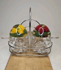 Lucite Jam Preserve Pots Rack