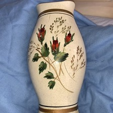 Vintage Brentleigh Ware Handpainted Vase 8.5” Tall