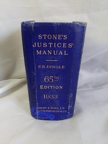 Stones justice manual - stones,