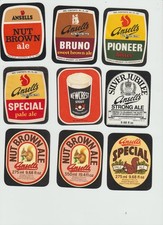 Ansells Beer Bottle Labels x 27