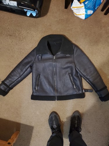 Collection black shearling - collection,