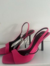 ZARA women's heels Size 6 UK - bright pink 