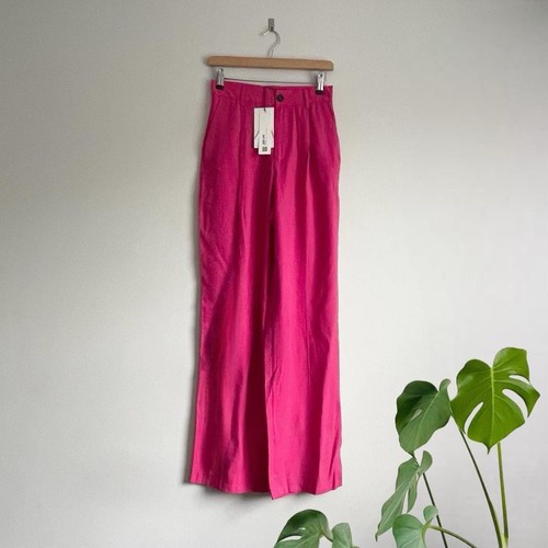 Zara pink straight leg - zara, straight-leg