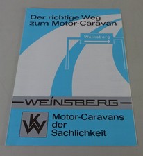Brochure Weinsberg Motorhome