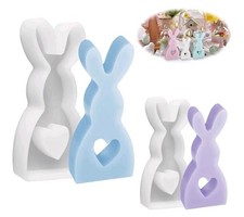 2 Pcs Rabbit Silicone Mould