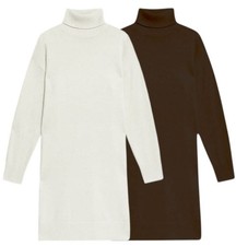 M&S Dress Knit Roll Neck Long