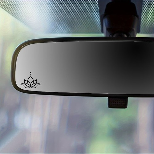 Lotus car mirror sticker - car, |