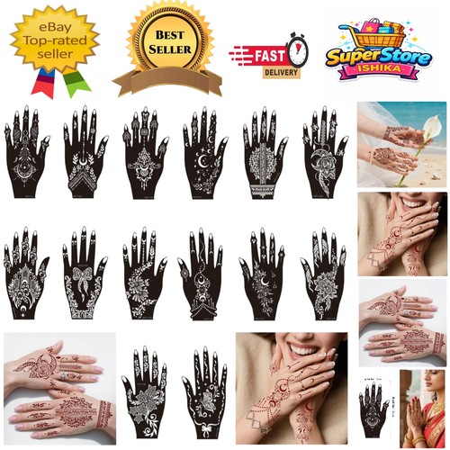 Black temporary tattoo - black,