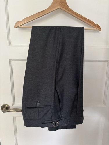 Natalino wool flannel trousers - flannel,