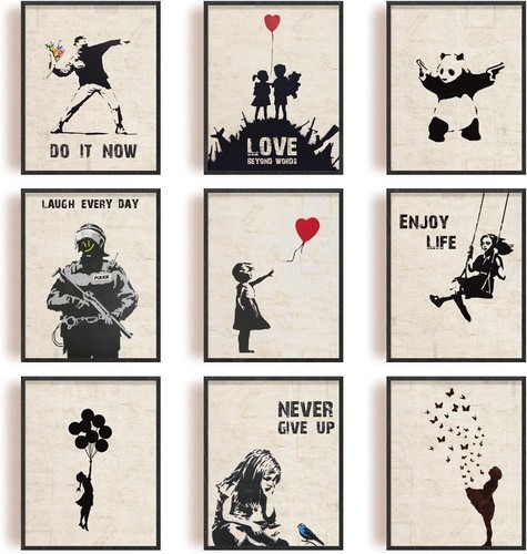 Set banksy wall - set,