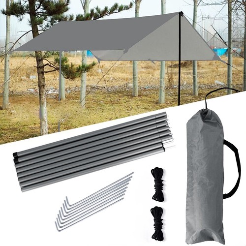 Grey tarpaulin waterproof - grey,