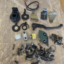 Job Lot Early Ducati Monster Motorcycle Parts. Throttle, Bolts, Lever, Clamp etc
