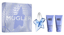 MUGLER ANGEL 25ML EDP SPRAY REFILLABLE & 50ML B/LOTION  &50ML S/ GEL - GIFT SET