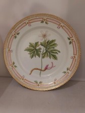 Original Vintage Royal Copenhagen Flora Danica Plate 22cm Anemone Nemorosa
