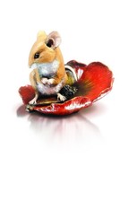 Cold Cast Bronze Mouse sitting