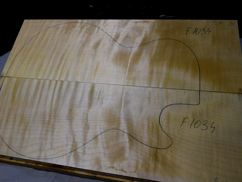 Flame maple carved - maple, for