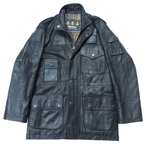 Barbour leather cowen command - leather,