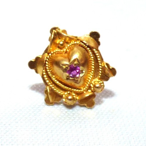 Victorian 15ct gold - gold, star