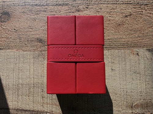Genuine omega red leather - omega,