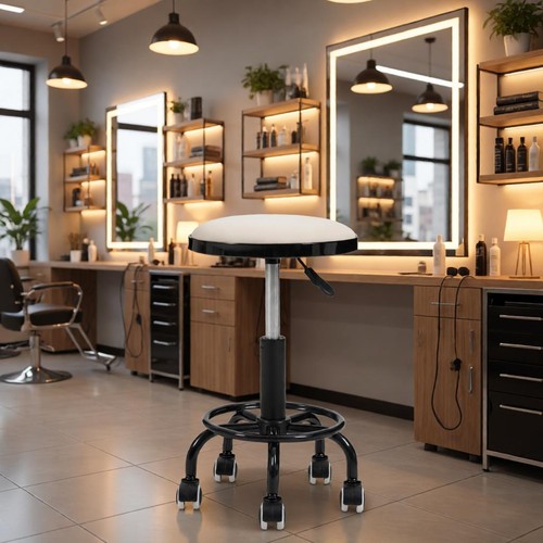 Adjustable swivel salon stool - salon,