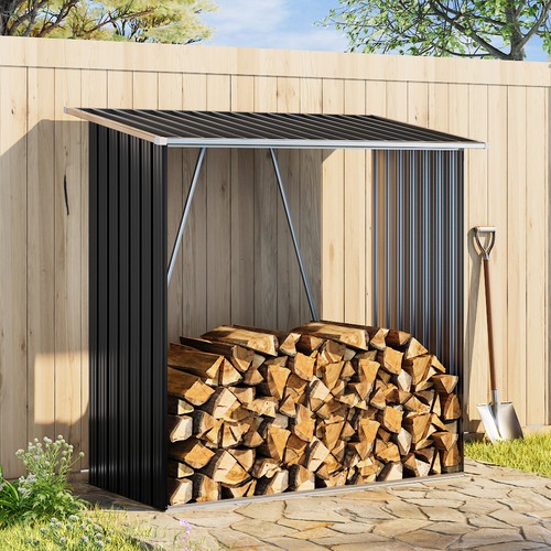 Firewood storage shed - firewood,