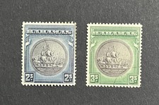 Bahamas 1931 SG131 2s.slate-purple + SG132a 3s.brownish black; good used; cv £40