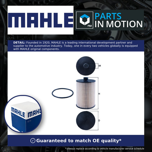 Fuel filter kx226d mahle - kx226d,
