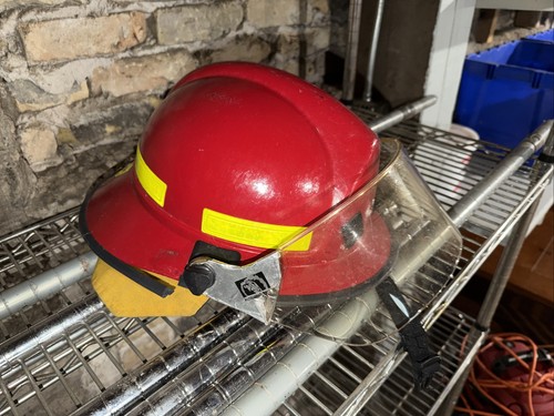 Used firefighter helmets - firefighter,