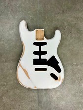 Stratocaster body relic - stratocaster, white