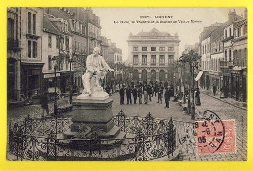 Old postcard france brittany - postcard,