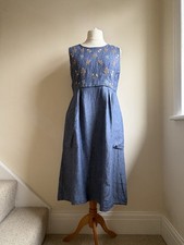 Laura Ashley Linen Embroidered