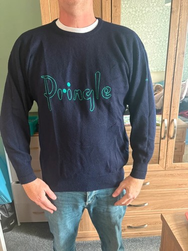 Vintage pringle sports navy - sports,