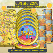 SIMPSONS GIFT BOX CAKE TOPPER