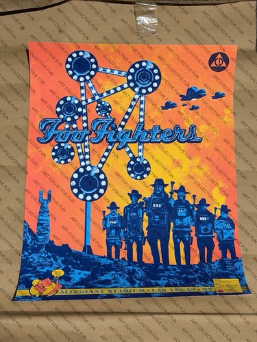Foo fighters poster las vegas - foo,