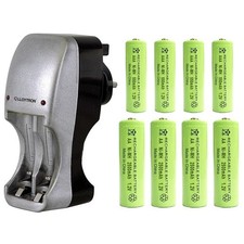 Battery Charger + 8 AAA & AA