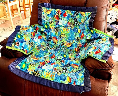 Vtg handmade tropical fish - tropical,