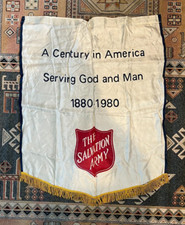 Vintage Salvation Army Banner