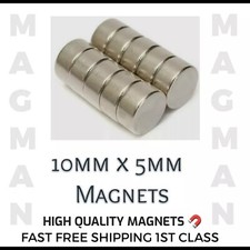 N52 10x5 mm Neodymium Disc