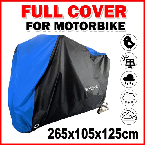 Xxl blue motorcycle motorbike - blue,