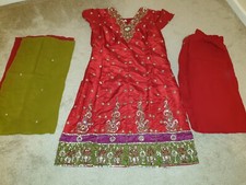Red Ladies Salwar Kameez Set