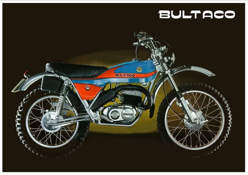 Bultaco poster alpina 350 250 - alpina,